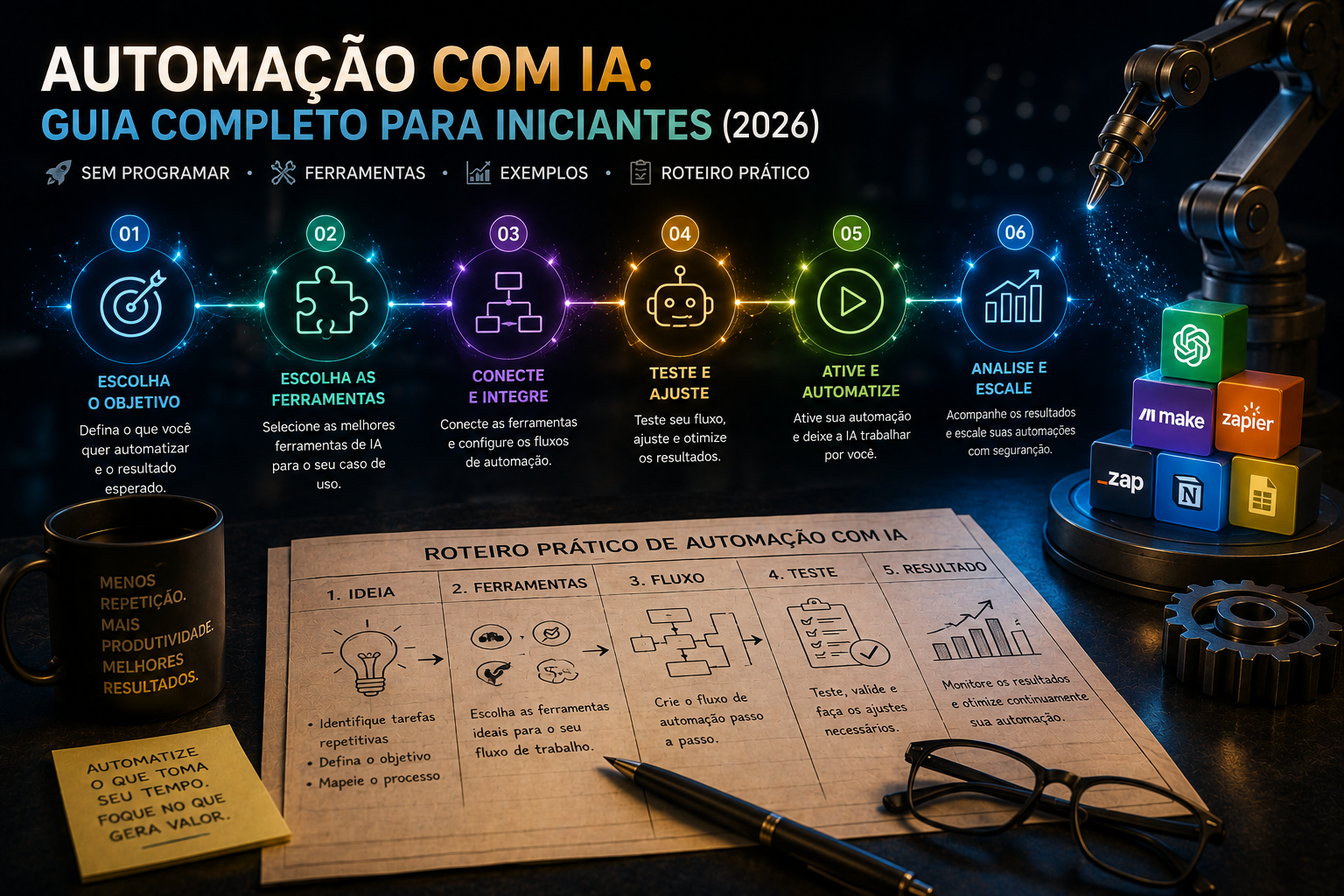 Automacao com IA Guia Completo para Iniciantes 2026 1