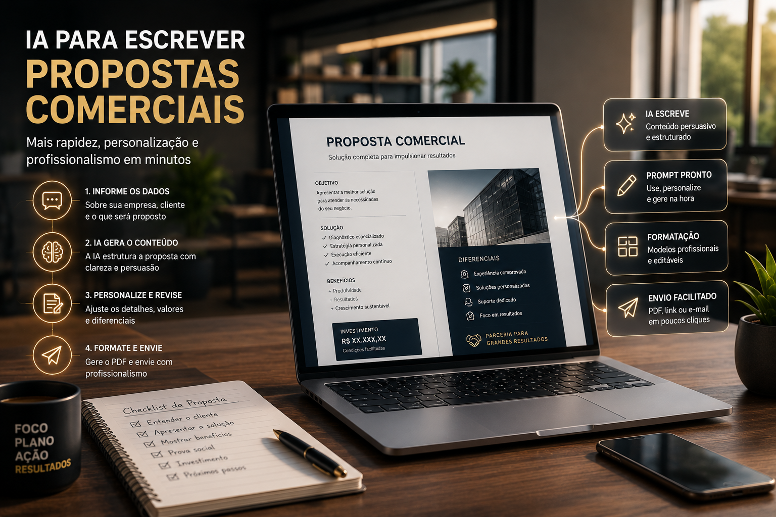 Como Usar IA para Escrever Propostas Comerciais