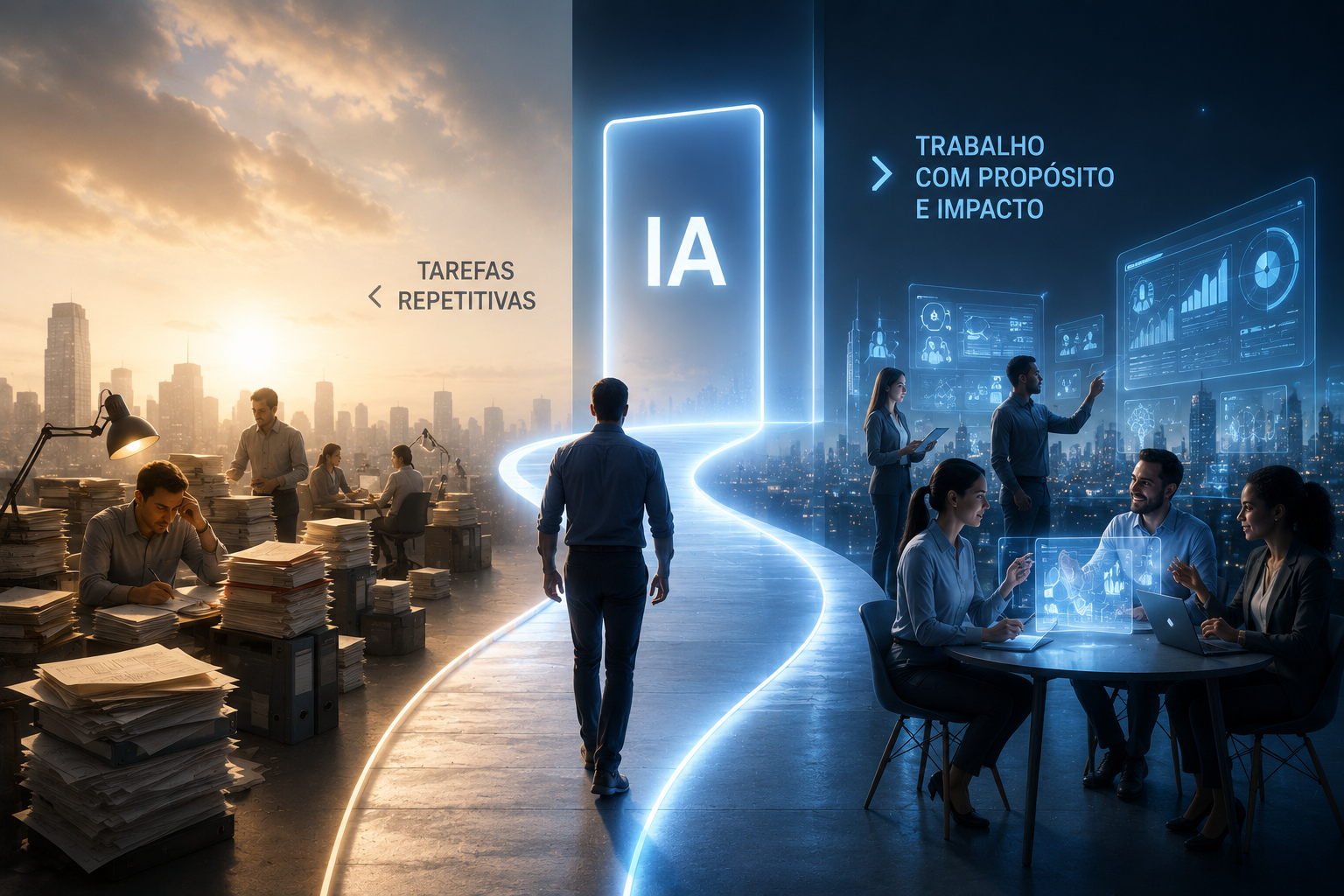 Como a IA Esta Mudando o Trabalho em 2026
